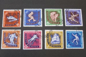 Romania 1963 Sc 1597-1604 Olympic CTO set FU