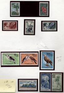 MADAGASCAR/MALAGASY Mint NH i mounts collection Birds,Animals,Butterflies $68.00