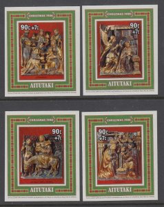 Aitutaki 360-363 Christmas MNH VF