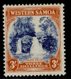 Samoa GV SG188, 3s Blue & Brown Orange, M Mint-