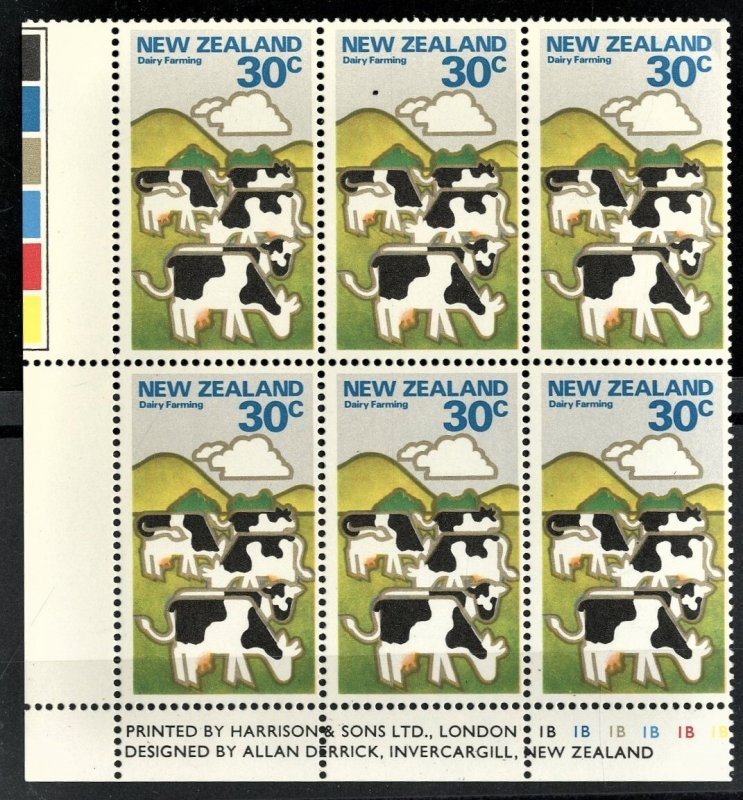 NEW ZEALAND - SC #665 - MINT NH BLOCK OF 6 - 1978 - Item NZ357