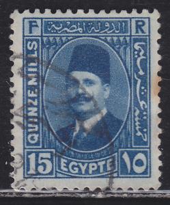 Egypt 139 King Fuad 1927