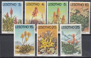 Lesotho - 1977 Flora aloes Sc# 221/227 - MNH (1073)