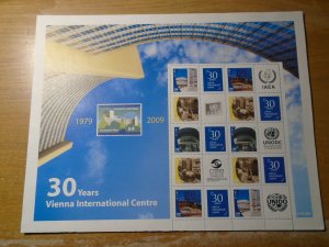 United Nations  Vienna  #  456b   MNH   complete sheet