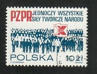 Poland; Scott 2735; 1986; Precanceled; NH
