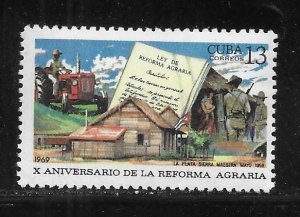 Cuba 1394 10th Anniversary Agrarian Reform MNH
