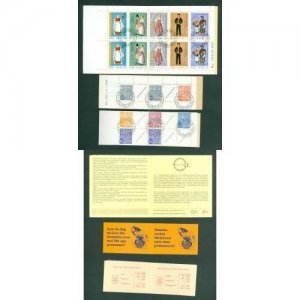 Finland, 3 Booklet With Cancel: 1/1972. 2/1973. National Costumes, Coats Of Arms