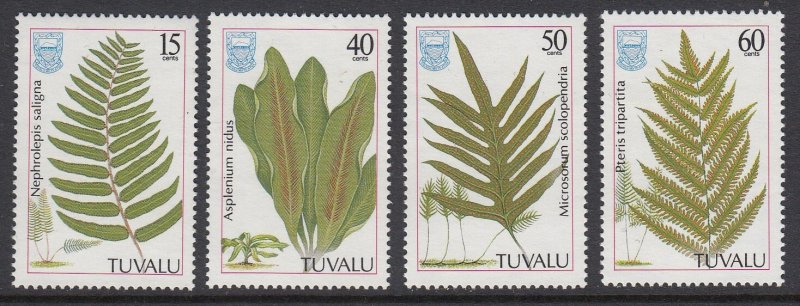 Tuvalu 438-41 Ferns mnh