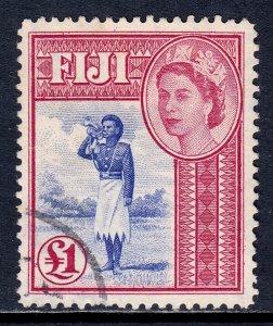 Fiji - Scott #162 - Used - 2 short perfs at bottom, toning - SCV $19