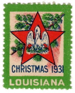 (I.B) US Cinderella : Christmas Seal (Louisiana 1931)