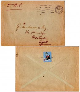 Great Britain Soldier's Free Mail 1946 Army Post Office 432, Hamburg, Germany...