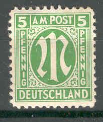 Germany - Allied Occupation - AMG - Scott 3N4 MNH (SP)