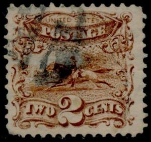 #113 VF+ USED LIGHT CANCEL WITH LARGE MARGINS CV $90.00 BQ5423