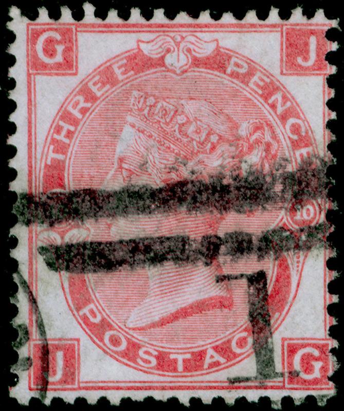 SG103, 3d rose PLATE 10, USED. Cat £120. JG