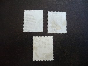 Stamps - Victoria - Scott# 141-143 - Used Part Set of 3 Stamps