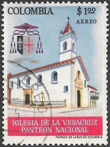 Colombia  Air Post 1964 Scott# C459 Used. Free Shipping for All Additional Items