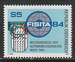 1984 Austria - Sc 1271 - MNH VF - 1 single - Automobile Engineers Congress