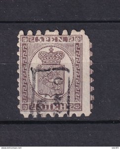 Finland 1866 5p laid paper Type I CV $300 Used 15944