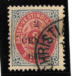 Danish West Indies (DWI) Scott #24 Used 3c 2018 CV $27.50