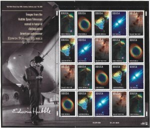 SCOTT  3384-88  EDWIN HUBBLE  33¢  SHEET OF 20  MNH