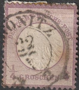 Germany SC# 1 Used, Sm Shield, no thins or tears  (1633k)