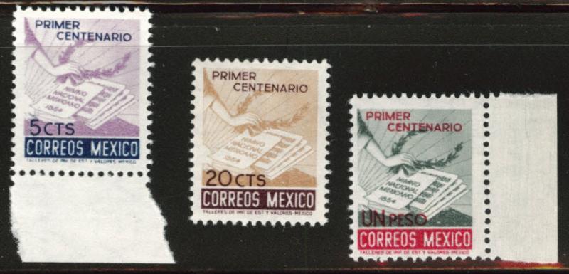 MEXICO Scott 887-889 MNH** set