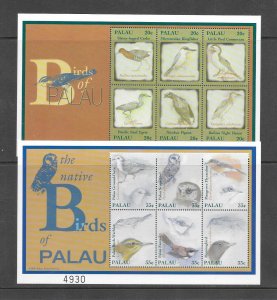 BIRDS - PALAU #553-4  MNH