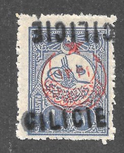 Cilicia Scott 25var Unused HOG - 1919 Double Overprint, One Inverted Semi Postal