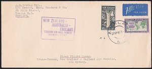 NEW ZEALAND 1940 First flight cover to London..............................B2116