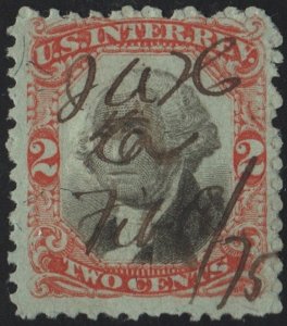 R151 2¢ Third Issue Documentary Stamp (1874) Used