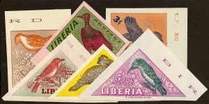 Liberia Stamps # 341-46 MNH VF Scott Value $30.00