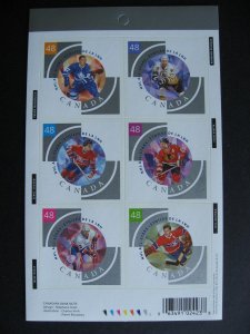 Canada rare booklet 2003 Hockey Sc 1972 MNH