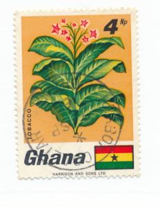 Ghana 1968 Scott 331 used - 4np, Tobacco