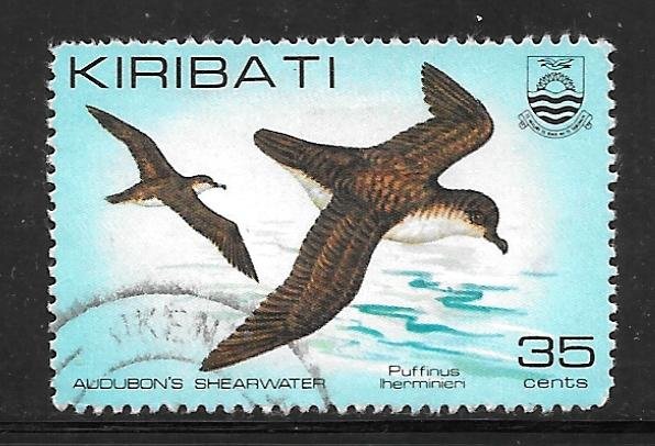 Kiribati 394: 35c Audubon's Shearwater (Puffinus lherminieri), used, VF
