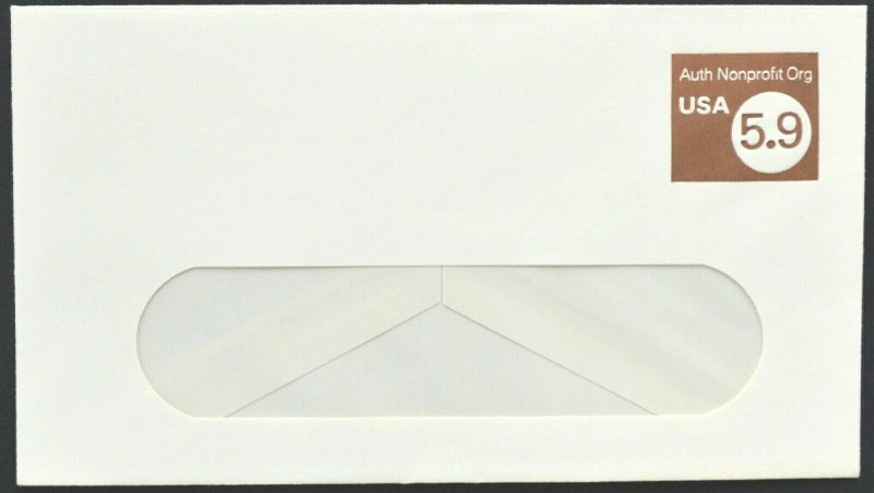 US 1982 Sc. #U591 stamped window envelope mint entire, very good condition