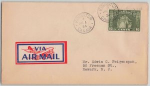 Canada 1934 $1 Loyalists First Day Cover FDC Kingston CDS (Sc. 209)