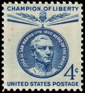 United States - Scott 1125 - Mint-Never-Hinged - Stains on Front