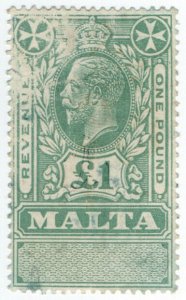 (I.B) Malta Revenue : Duty Stamp £1