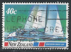 New Zealand #867 40c Blue Water Classics - Southern Cross Cup