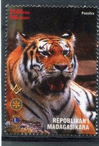 Malagasy 1999 AFRICAN ANIMAL Lions Rotary Freemasonry Stamp Perforated Mint (NH)