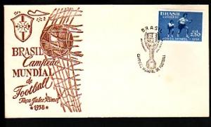 Brazil 835 Childrens Sports 1956 U/A FDC  