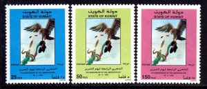 Kuwait 1995 Birds Complete Mint MNH Set SC 1271-1273 SG 1412-1414 CV £10.90