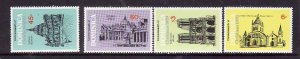 Dominica-Sc#654-7-unused NH set-Cathedrals-id2-1979-