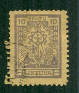 Lithuania 1923 #190 U SCV(2022) = $0.75