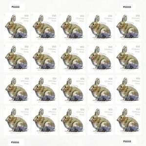 Brush Rabbit  forever stamps  5 sheet of 20, 100 pcs