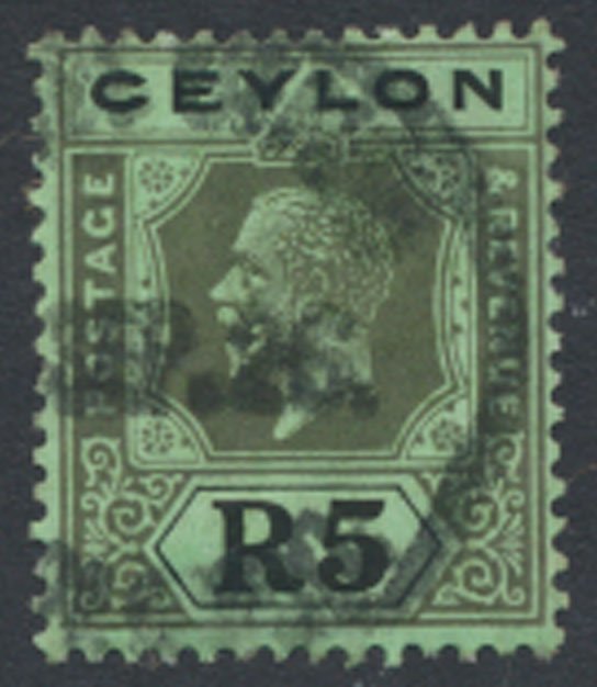 Ceylon  SG 356 Used   Die II  Sc# 243