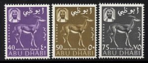 Abu Dhabi 1964 Sheik Shakbut bin Sultan set Sc# 1-11 NH