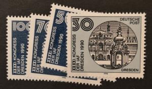 DDR Sc # 2849-52, VF MNH