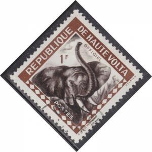 Burkina Faso O1 Elephant 1963