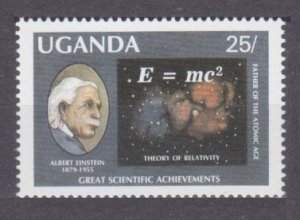 1987 Uganda 555 Albert Einstein 3,00 €